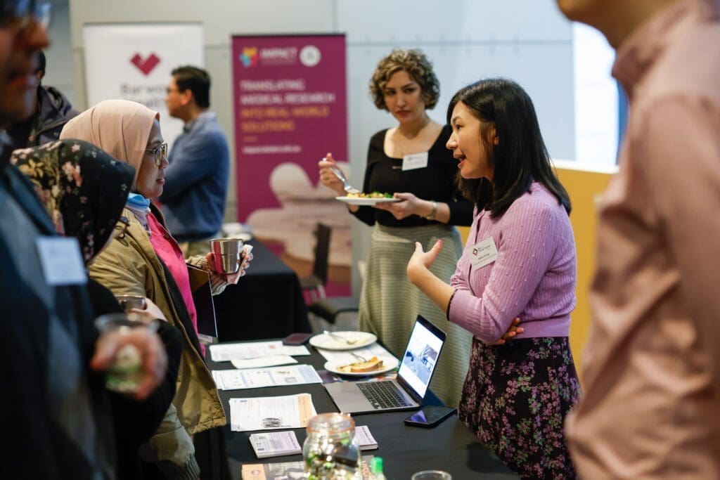 Lunchtime at the 2023 Life as a Clinician-Scientist Victoria symposium.