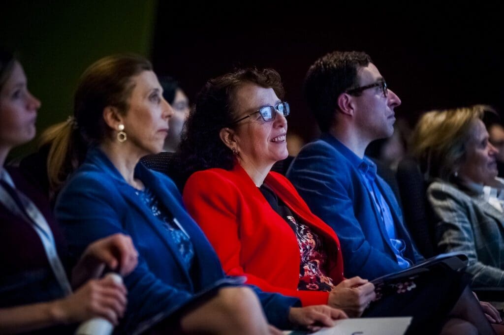 Professor Ingrid Scheffer and her son Dr Edward Cliff at the 2019 Life as a Clinician-Scientist Victoria symposium.