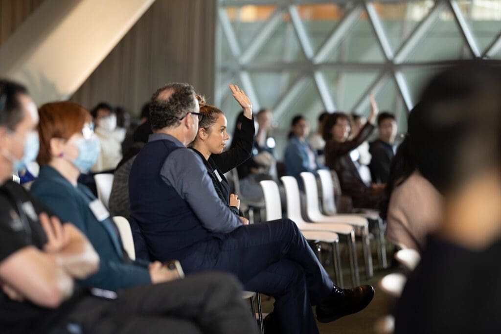 Audience questions during the Life as a Clinician-Scientist South Australia 2022 event.