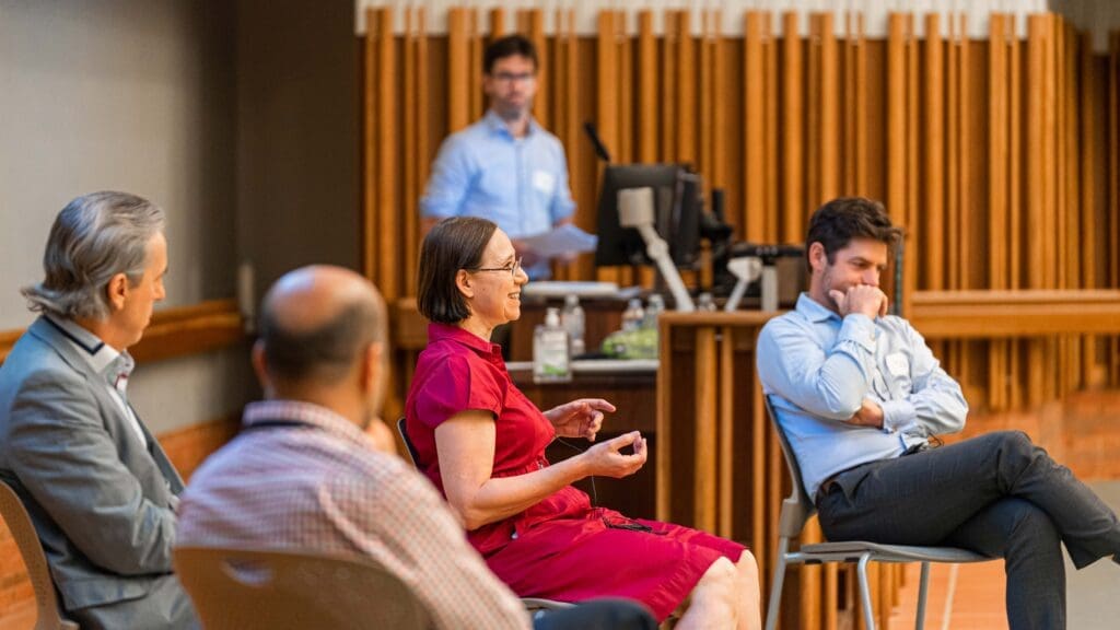 A panel session featuring Professor Claire Wainwright AM FAHMS at the 2020 Life as a Clinician-Scientist Queensland event.